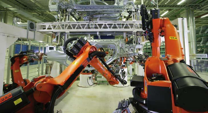 Tecnomatix KUKA Systems do Brasil Importante construtor de linha automotiva oferece tecnologia de ponta as linhas de produção robóticas Segmento Industrial Máquinas e equipamentos industriais