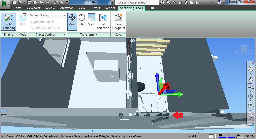 Detecção de interferência entre o projeto de instalações de esgoto e o projeto de estrutura com o Autodesk Navisworks. NP-BIM, 2015.