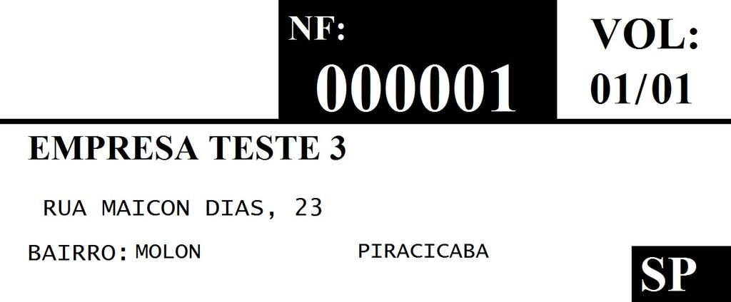 Argox OS214 PPLA (Uma Etiqueta por Linha 10,0 cm x 5,0 cm) Modelo 7;