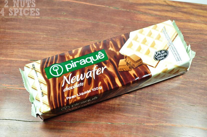 Newafer Piraquê de Chocolate da Quando provamos o wafer Passion da Arcor, nós gostamos tanto que queríamos comprar mais.
