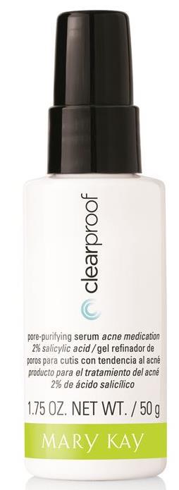 Um dos produtos mais potentes dessa linha é a Loção Purificante Clear Proof para Pele com Tendência à Acne.