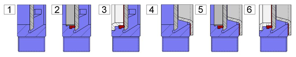CARACTERÍSTICAS DO DESIGN 1 CORPO Corpo de fundição do tipo LUG de uma peça (monobloco), com guias interiores para o deslizamento ideal do cortador e com cunhas para melhorar a estanqueidade.
