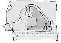 deve comprar, de acordo com o tamanho selecionado. A metragem é calculada em função do comprimento do modelo. O comprimento, a partir da cintura, na lateral, mede aproximadamente 15 cm.