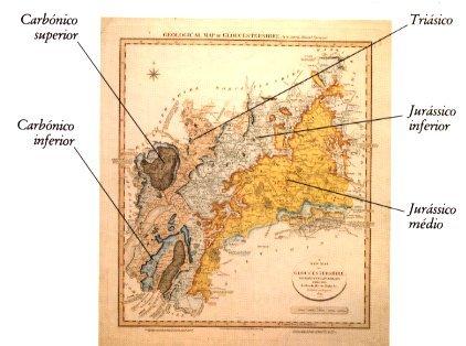 O 1 mapa geológico foi elaborado por William Smith (1769-1839),