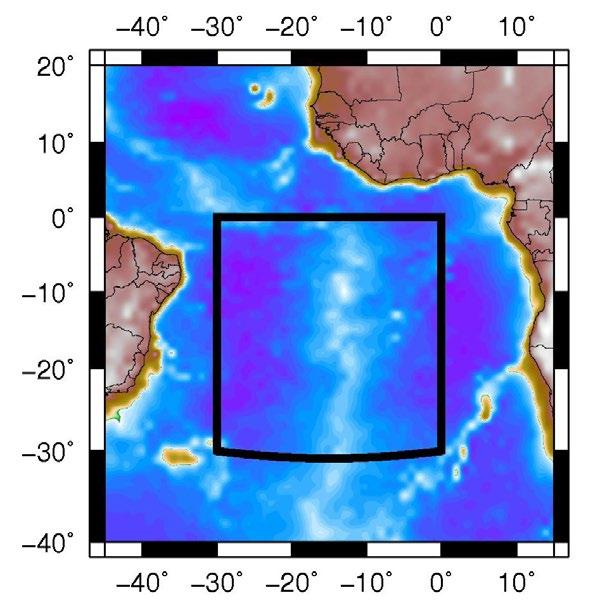 península de Taiato e do arquipélago de los Chonos, no litoral do Chile, até a extremidade norte do golfo da Califórnia, ~ 32 N. Uma comparação entre as Figuras 2.