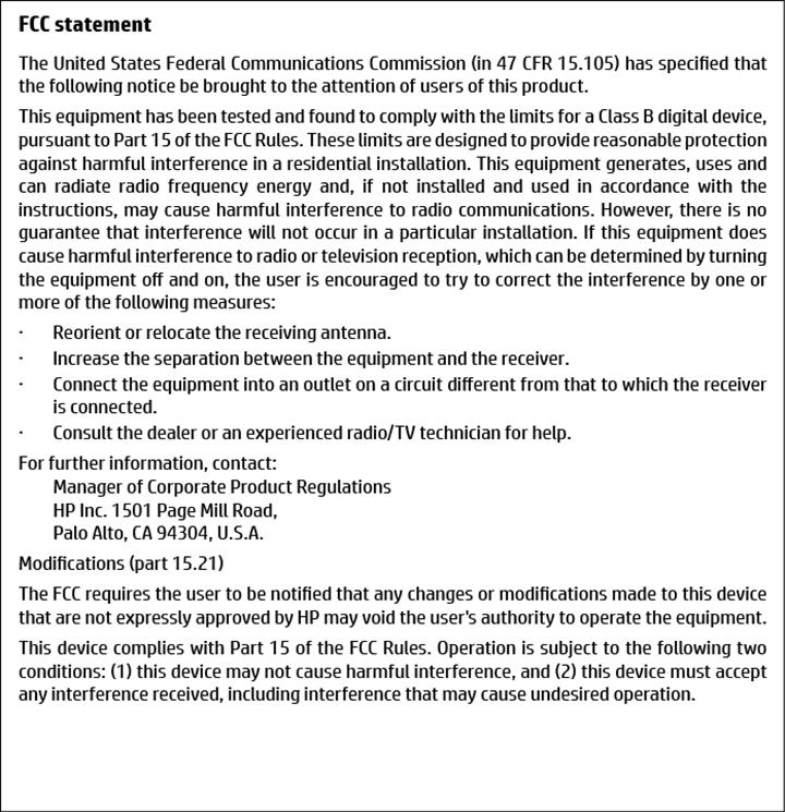 Declaração da FCC Aviso aos usuários da