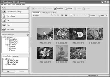 Transferir Imagens para um Computador 31 2. Utilize o botão ou para seleccionar imagens a transferir e carregue no botão. As imagens serão transferidas.