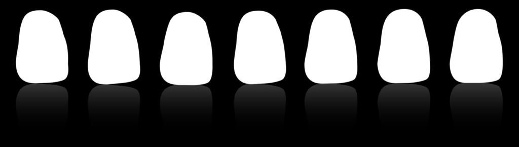 Quando comparado com 18 brackets diferentes, o bracket da TPO com a Tecnologia de Combinação de Cores Personalizadas foi a única marca que apresentou uma boa relação com a cor dos dentes naturais em