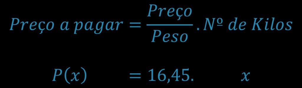 Peso (Kg) Preço (R$) 1 16,45