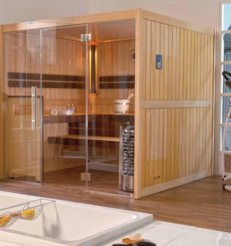 Mocca Standard Sauna sauna com design O mix de cor e materiais inatos da sauna MOCCA com a simplicidade da sauna tradicional.
