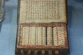 Antes de 1900 O escocês John Napier (1550-1617), inventor do logaritmo, criou em 1610 os Ossos de Napier, usados para