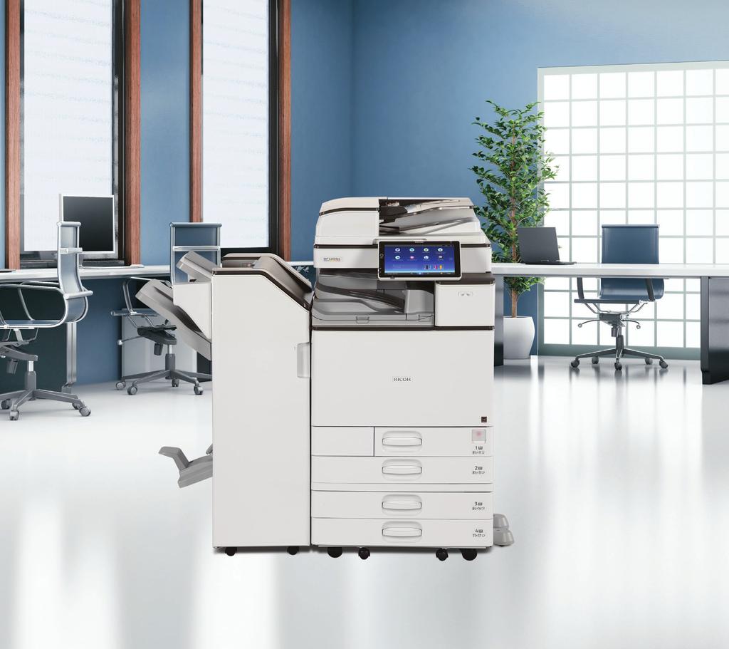 Multifuncional em cores RICOH MP C2004ex/ MP C2504ex Copiadora Impressora Fax Scanner