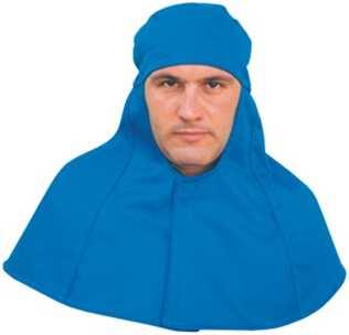 Vestimentas CAPUZ (TERGAL/BRIM) Proteção da cabeça e pescoço do usuário contra respingos e radiação solar em excesso.