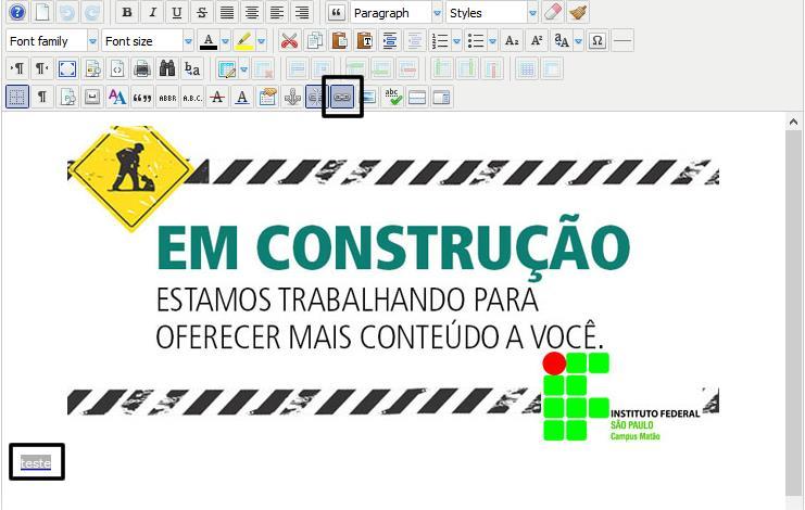 página inicial e não para o artigo que deseja, faça o seguinte procedimento: 1º: Selecione o