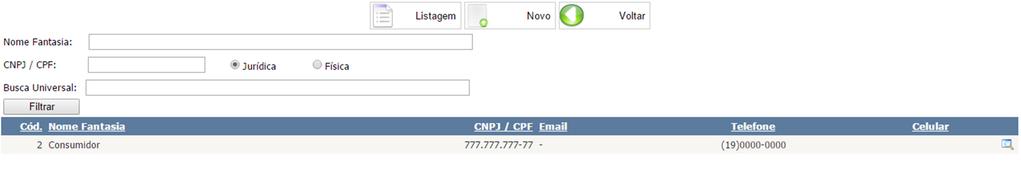 Insira o CNPJ ou CPF (somente números) Insira a INSCRIÇÃO ESTADUAL ou RG do cliente.