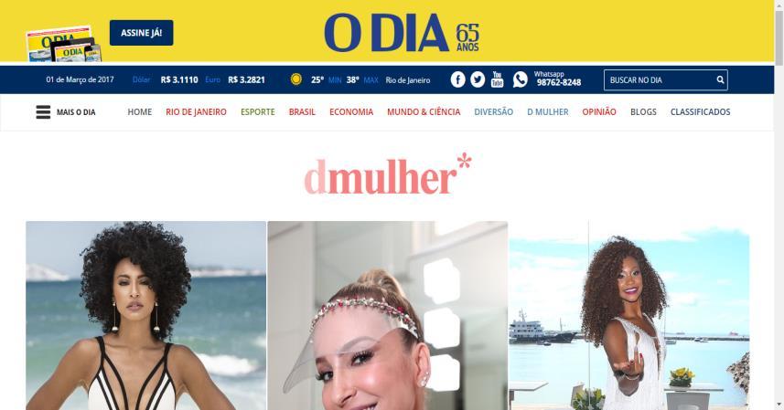 PERFIL As principais notícias sobre o universo feminino, envolvendo dicas de saúde, moda, empreendedorismo e