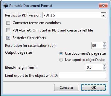 tipo de arquivo como PDF
