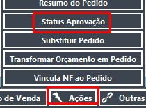 Em nosso exemplo, incluímos o pedido 00061 e foram gerados os pedidos de encomenda 00061/A/B/C/D, de acordo com as datas para entrega e os contatos selecionados: Dia 04 Clarice e Eliane Dia 07