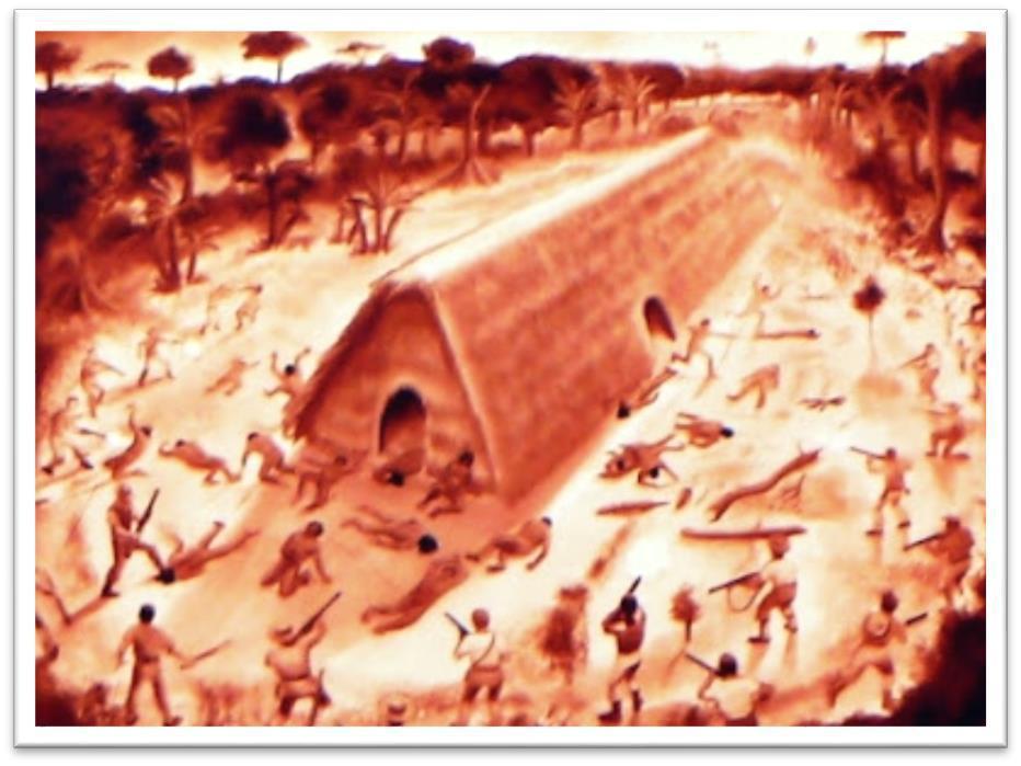 46 Figura 04 Cena de uma Correria segundo o testemunho do padre francês Constant Tastevin (1925) Os Kaxinawá do Ucayali ficaram na mata virgem, longe dos rios navegados pelos comerciantes.