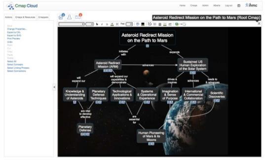 22 Human Machine Cognition IHMC da Universidade de West Florida, com idioma em inglês quando trabalhado de forma online e com opção em português quando trabalhado offline, isto é, no desktop.