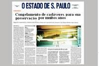 2) O texto a seguir foi extraído de uma matéria sobre congelamento de cadáveres para