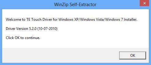 Copie para o seu Desktop a pasta Driver_Touch_Windows8_Daruma_TouchWay, pasta essa que contem os drivers