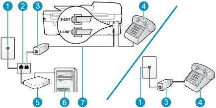 6. Agora você precisa decidir como deseja que o dispositivo atenda as chamadas, de forma automática ou manual: Se configurar a impressora para atender as chamadas automaticamente, ela atenderá todas