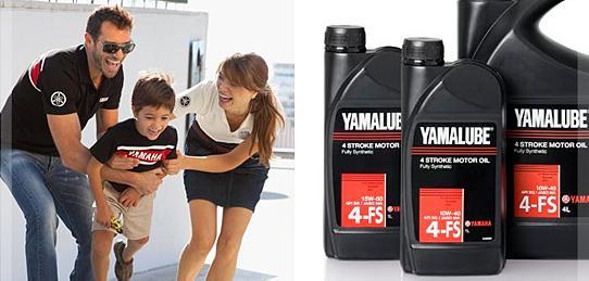 A Yamaha também recomenda a utilização de Yamalube.