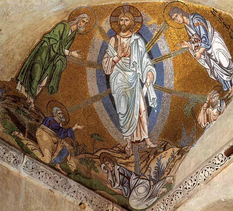 REFLEXÕES SOBRE O MISTÉRIO E A VIDA DA IGREJA A Transfiguração, mosaico da primeira metade do século XI do mosteiro de Hosios Loukas, Chaidari, Atenas O último Concílio reconhece que o ponto