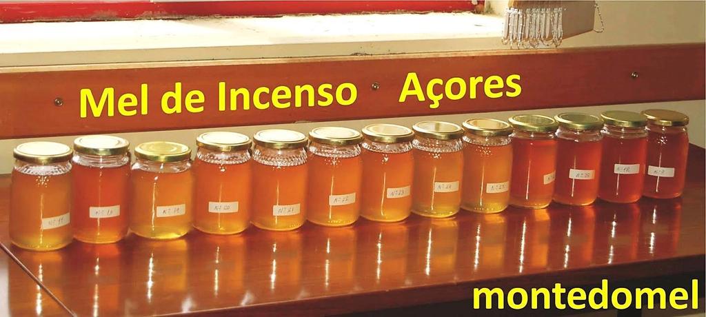 Mel DOP Mel de Incenso: mel de alta qualidade, incolor a levemente amarelado, odor delicado e