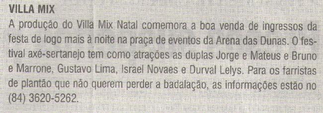 Data: 22/08/2014 Nome do veiculo: O Jornal de Hoje Nome do repórter: