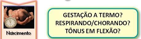 CLAMPEAMENTO DO CORDÃO UMBILICAL RN termo com boa vitalidade: 1-3 minutos RN pré-termo com boa vitalidade: >30 segundos RN que precisa de reanimação: clampear