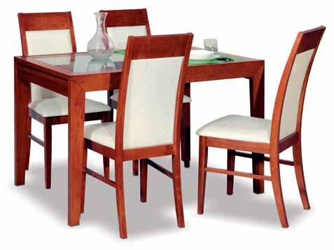 Mesas e cadeiras CADEIRA A009 pés metal cromado/ pele sintética, cores