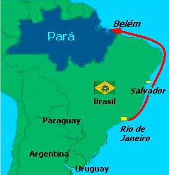 Imagem: Quijav / GNU Free Documentation License A CABANAGEM Cabanagem-1835.png No início do Período Regencial, a situação da população pobre do Grão-Pará era péssima.