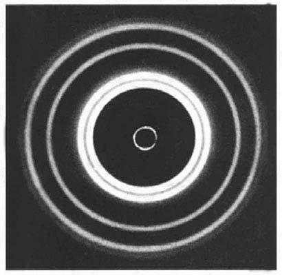 14.5 O postulado d d Brogli 15 Figura 14.13 (a) Padrão d difração d raios X d uma folha d alumínio. (b) Padrão d difração d létrons d uma folha d alumínio.