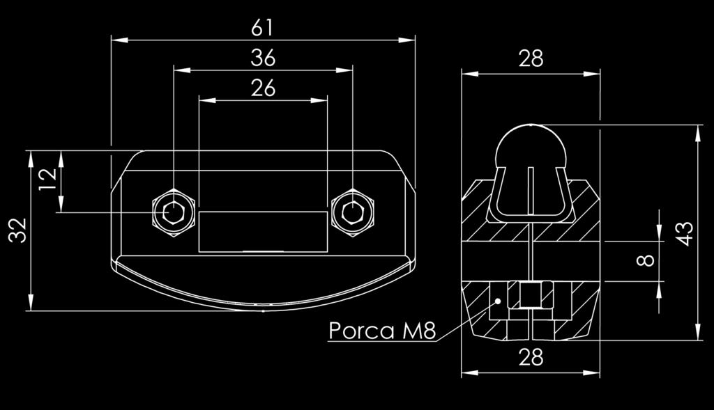 M10 SS 304 GRAMPO