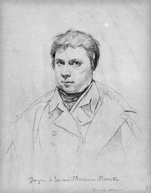 72] Ingres, Autorretrato, 1822 O autorretrato como exercício plástico surge também como um processo ficcional que encerra em si mesmo um ciclo de discursividade que alberga duas vertentes, uma