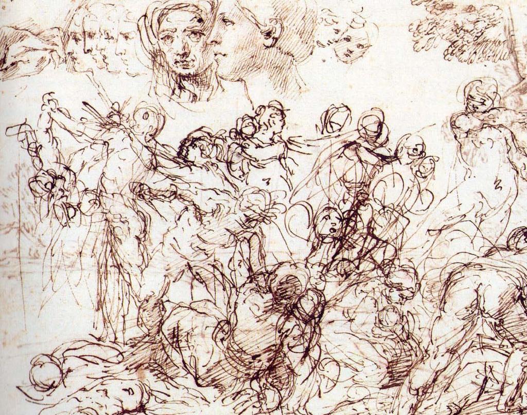 [Fig.91] Simone Cantarini, dito il Pesarese, Massacre dos Inocentes, 1641 (pormenor).