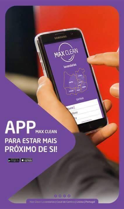 Aplicação mobile A Max Clean tem, assim, uma mais valia inexistente no franchising e em empresas do género: uma app exclusiva, para Android e IOS, feita por medida para a Max Clean, com um software