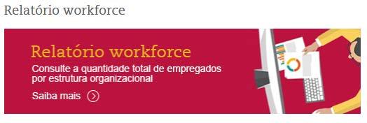 Portal Meu RH Relatório gerencial mensal de workforce (Funcionalidade disponível apenas para gestores) Relatório gerencial mensal de workforce Passo 1: O usuário deverá clicar na imagem abaixo Passo