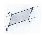 Reconhecer, dado m triânglo [ABC] retânglo em C e de altra [CD],qe os comprimentos a BC, b AC, c AB, x AD, y DB satisfazem as igaldades b 2 =xc e a 2 =yc e conclir qe a soma dos qadrados das medidas