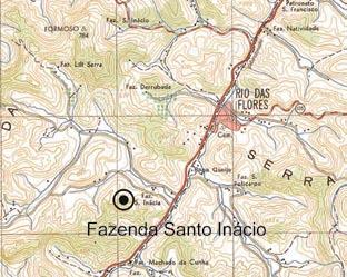 Parceria: denominação Fazenda Santo Inácio códice AIII - F06 - RF localização Rodovia RJ-145, distrito-sede município Rio das Flores época de