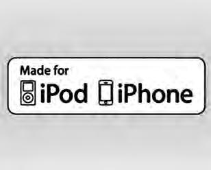 Black plate (54,1) 7-54 Sistema de conforto e conveniência "Made for ipod" e "Made for iphone" significa que um acessório eletrônico foi projetado para ser conectado especificamente para ipod ou