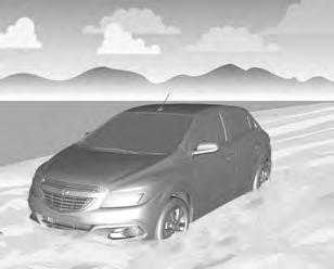 Black plate (9,1) Recomendações para dirigir na neblina. Acenda os faróis de neblina dianteiros ou os faróis baixos, mesmo durante o dia.. Não acenda os faróis altos.