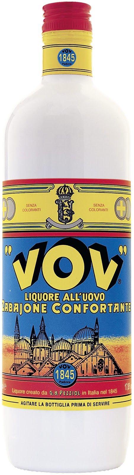 5 Creme de Licor ao Ovo - Vov O Vov é um creme de licor derivado de uma ideia genial de Gian Battista Pezziol em 1845.