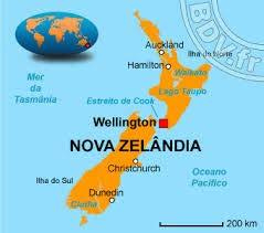 Nova Zelândia Pacífico Sul.