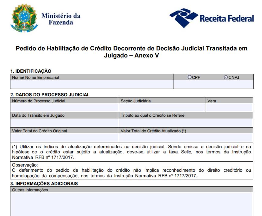 Implementação da decisão Leading Case RE 574.