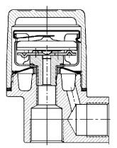 Ilustração do funcionamento do purgador mecânico tipo balde invertido Cortesia da Spirax Sarco 5.2.