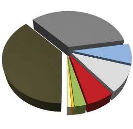 7,3% Promocionais 9,7% Etiquetas 2,7% Editoriais 6,5% Fonte: MDIC. Elaboração Decon/ABIGRAF.