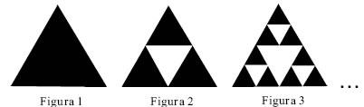 Exercícios: (ENEM - 2008) Fractal (do latim fractus, fração, quebrado) objeto que pode ser dividido em partes que possuem semelhança com o objeto inicial.